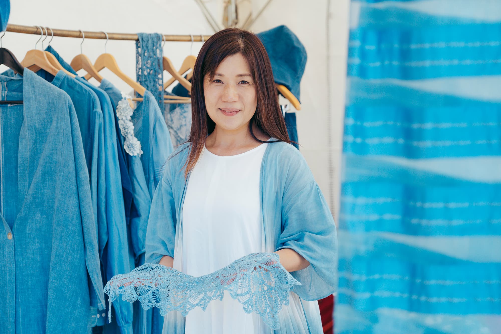 日本古来の藍染の技法を受け継ぎ、若い人へ発信 -本建て正藍染あいり